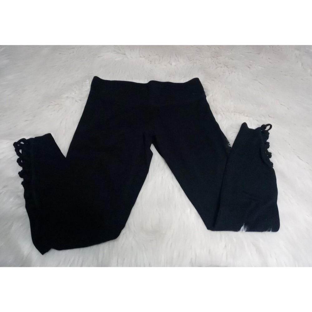 Victoria Secret Pink Yoga Pants for Women, Tapered Pants with Black Dog Logo  L